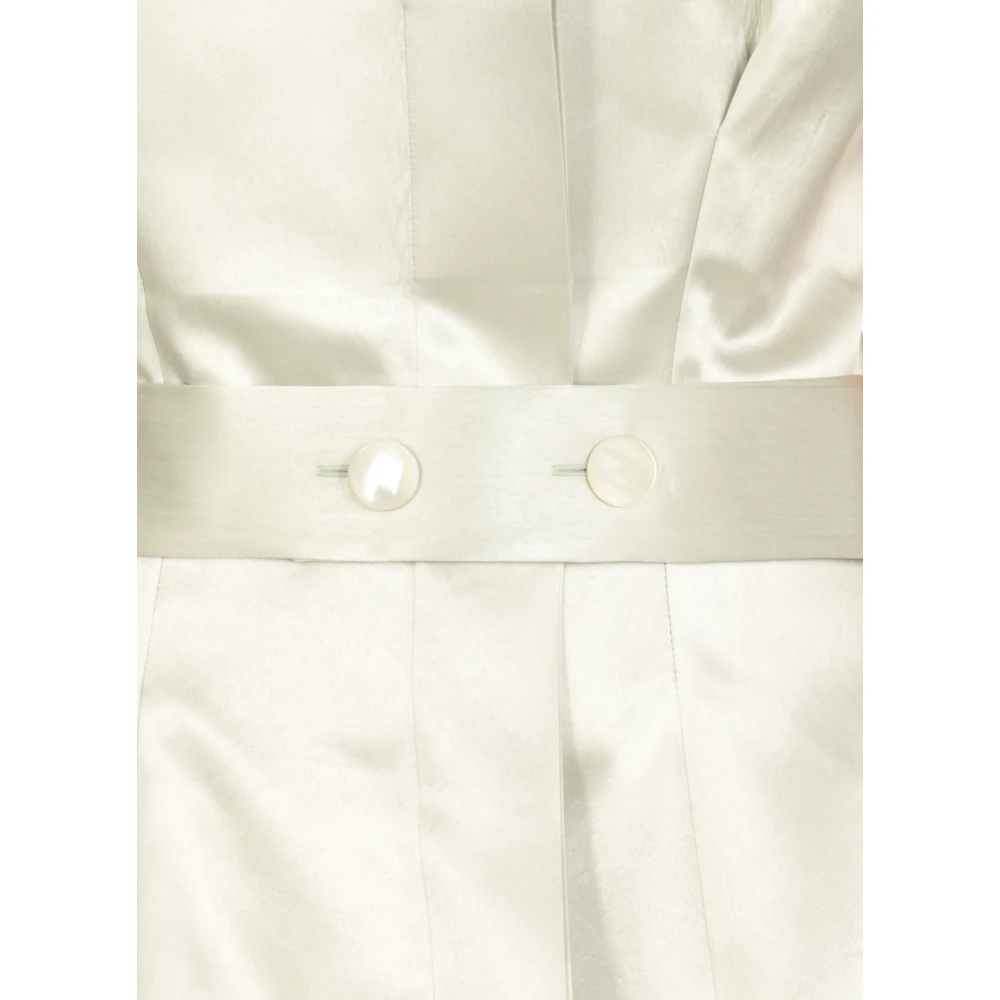 Philosophy di Lorenzo Serafini Groene Jurk met Zelfbindende Riem Green Dames