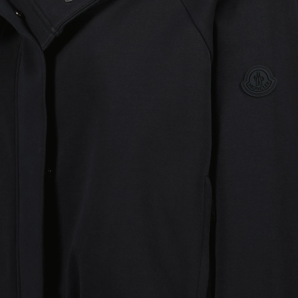 Moncler Korte Zip-up Jas Black Heren