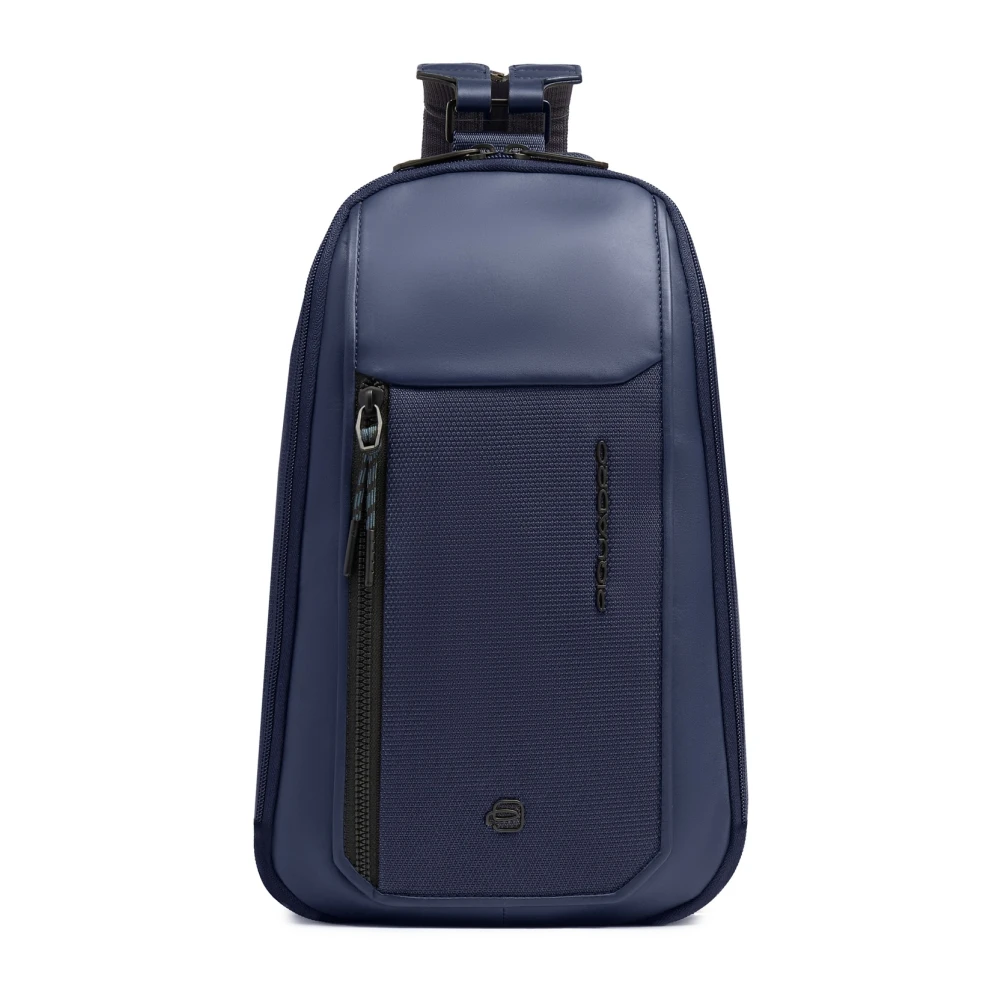 Piquadro Mannelijk Blauw Tassen Heren, One Size, Convertible Sling Bag