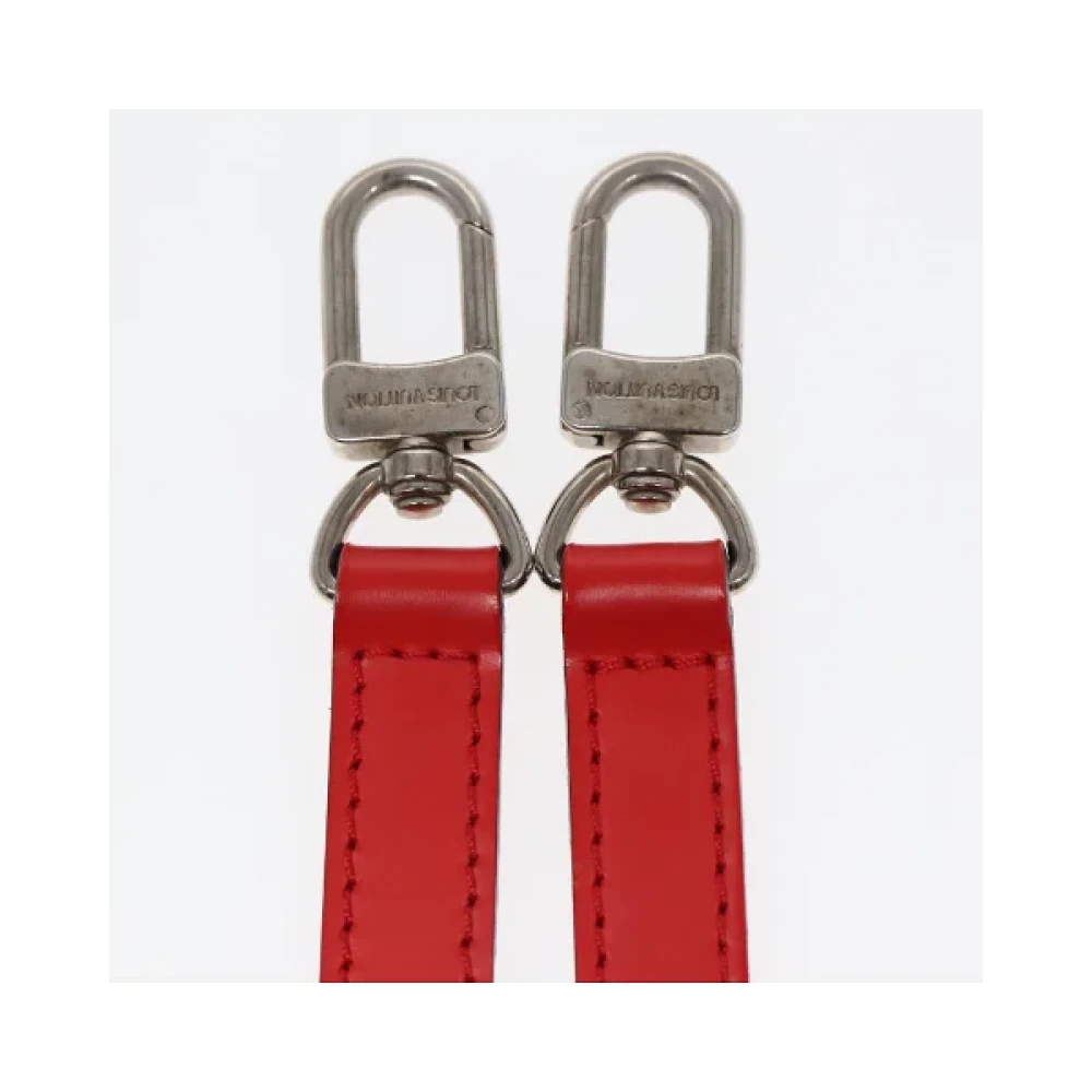 Louis Vuitton Vintage Pre-owned Leather home-office Red Dames