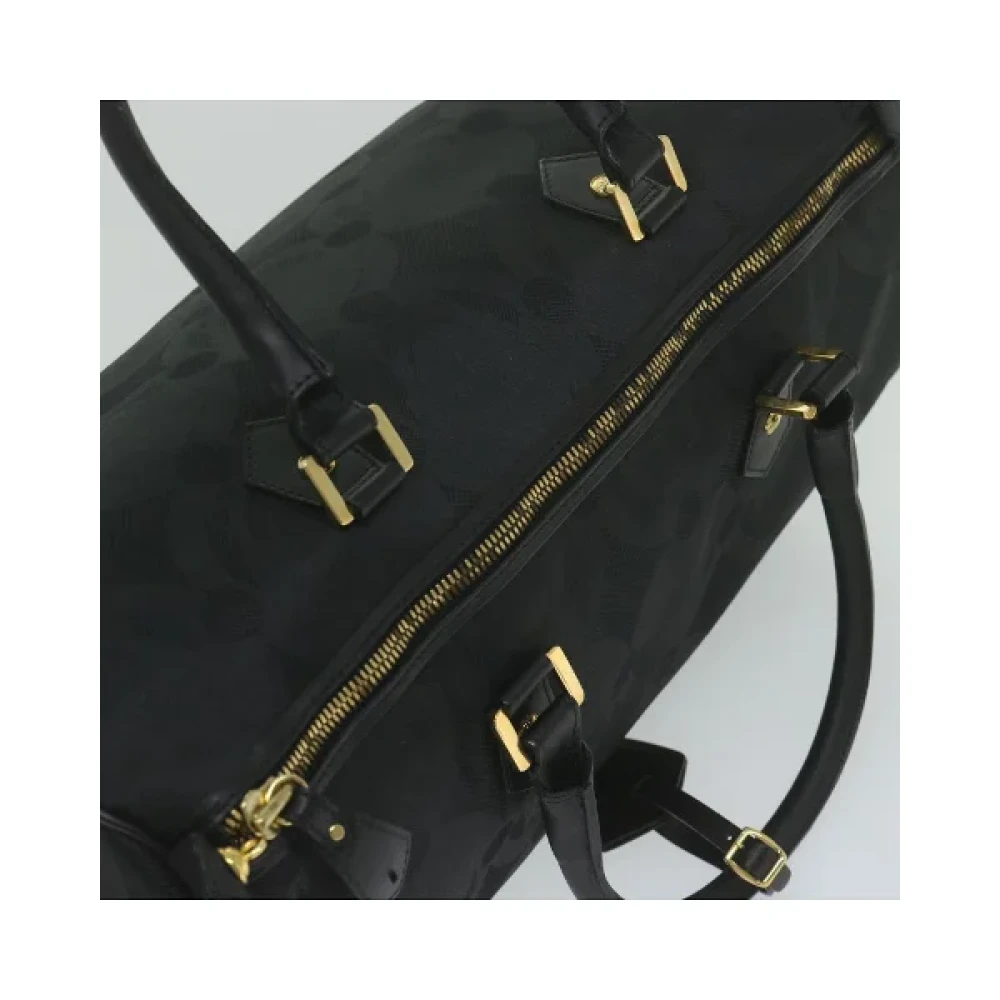Versace Pre-owned Cotton handbags Black Dames