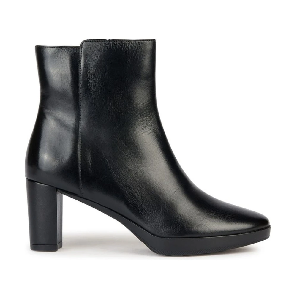 Geox Women's Black Ankle Boots Size 4 Uk