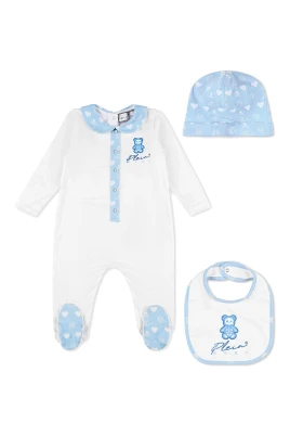 Babygrow + Bib + Hat