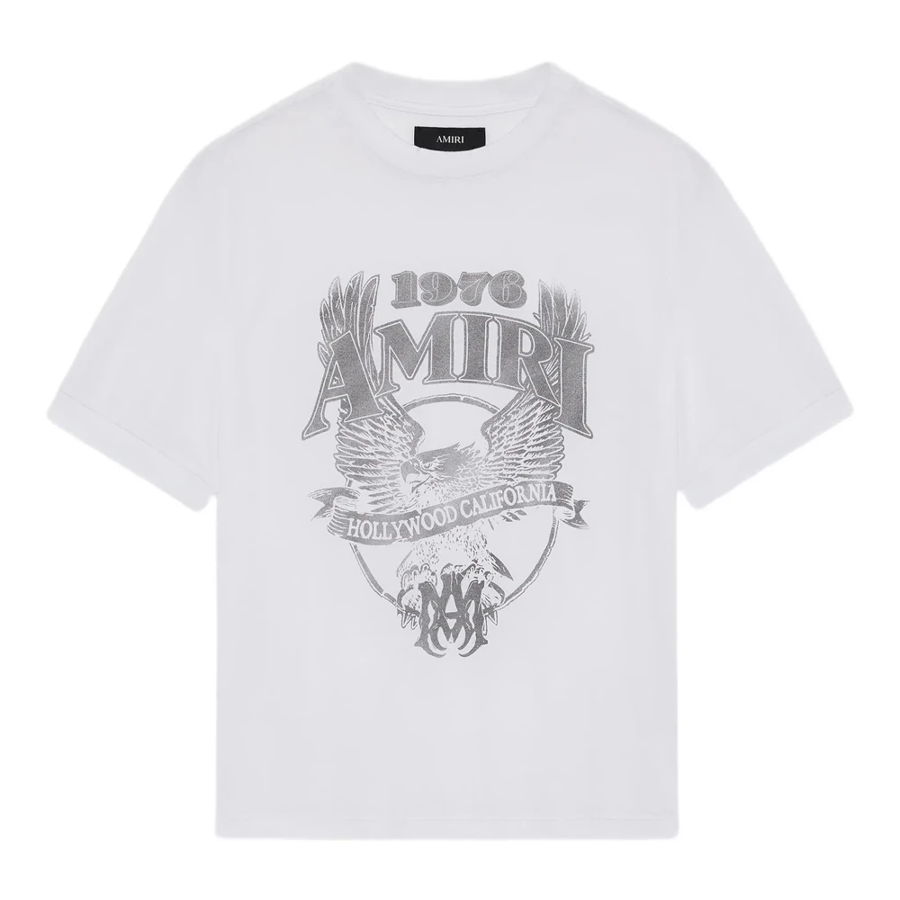 Amiri Men's White Graphic Print T-Shirt