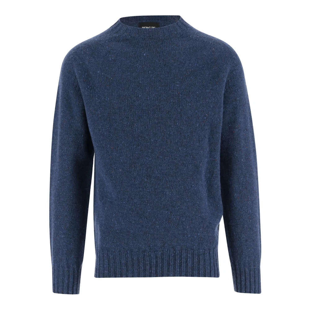 Howlin' Blauwe Wol Crew Neck Sweater Blue Heren