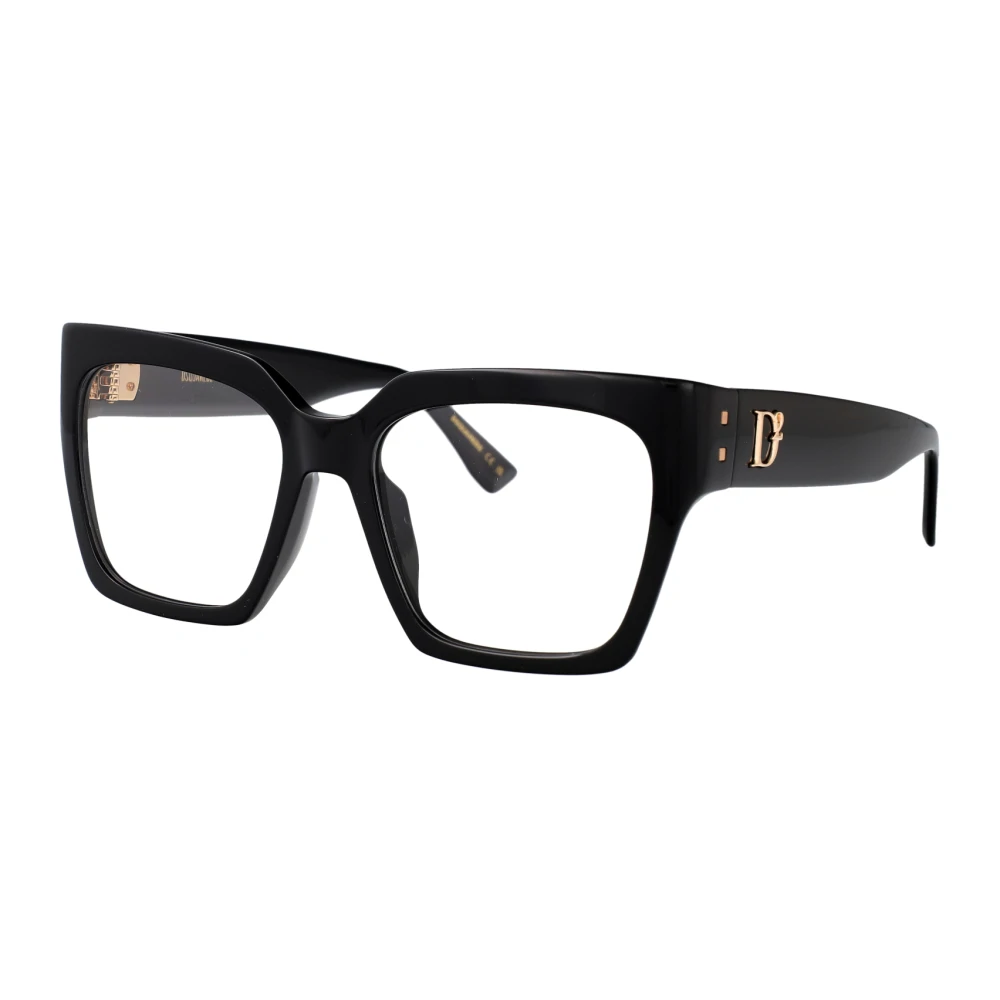 Dsquared2 Donna Nero Occhiali Ottici Eleganti D2 0151/G