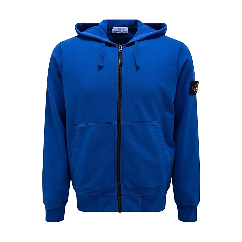 Stone Island Casual Sweatshirt voor Mannen Blue Heren