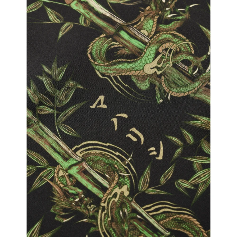 Maharishi Dragon Bamboo Camp Collar Shirt Multicolor Heren