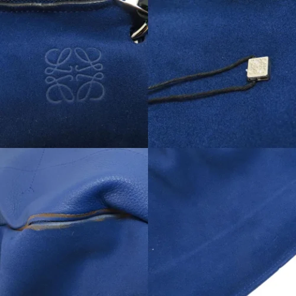 Loewe Pre-owned Leather shoulder-bags Blue Dames