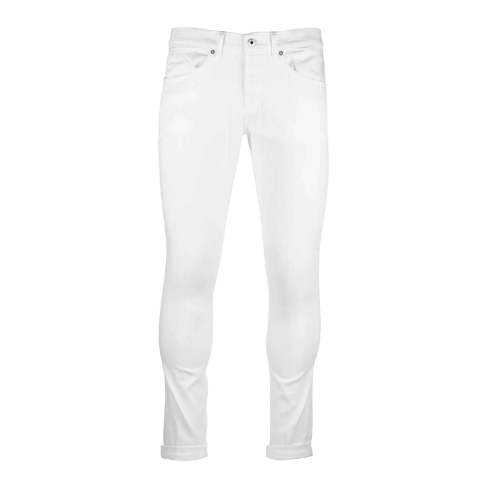 Dondup Uomo Bianco Jeans, W32, New,