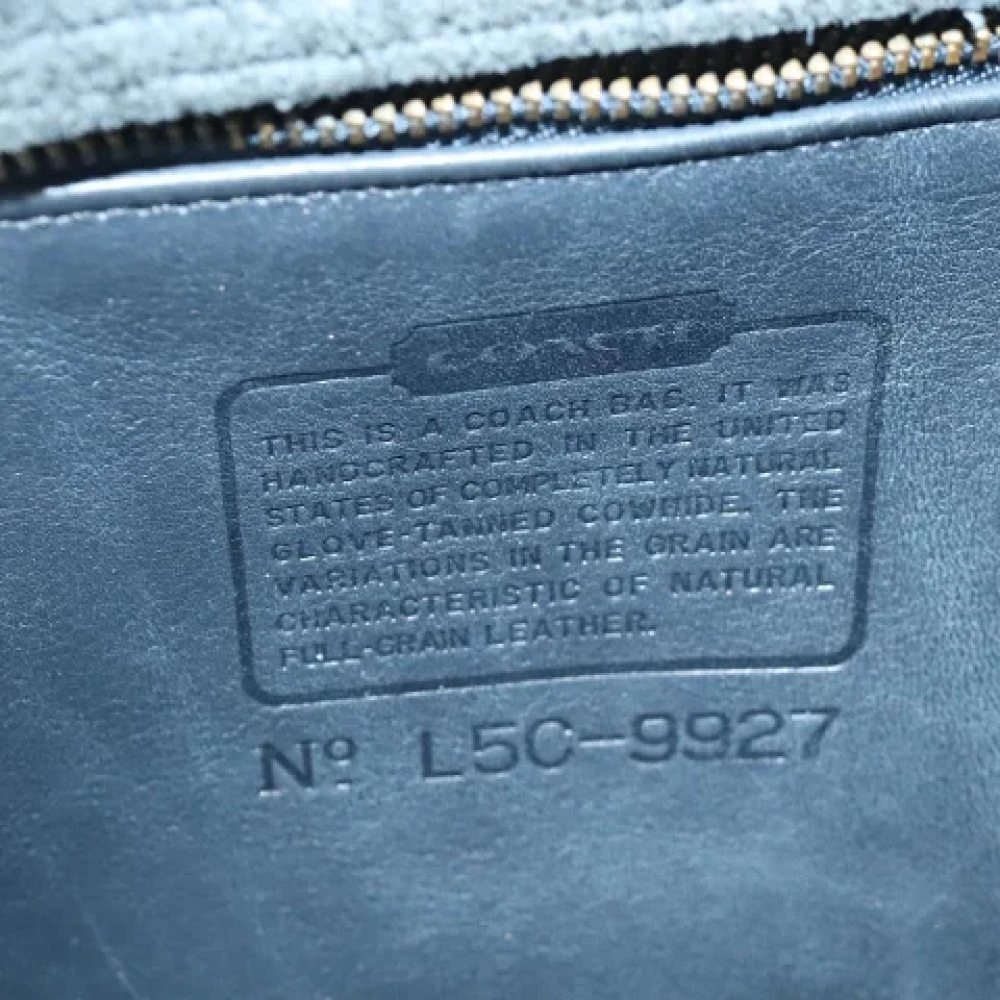 Coach Pre-owned Leather handbags Black Dames