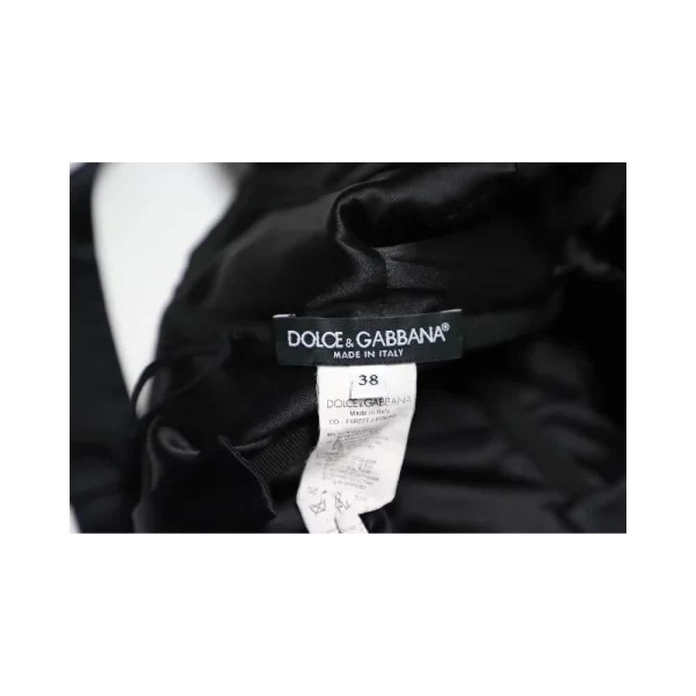 Dolce & Gabbana Pre-owned Silk dresses Black Dames