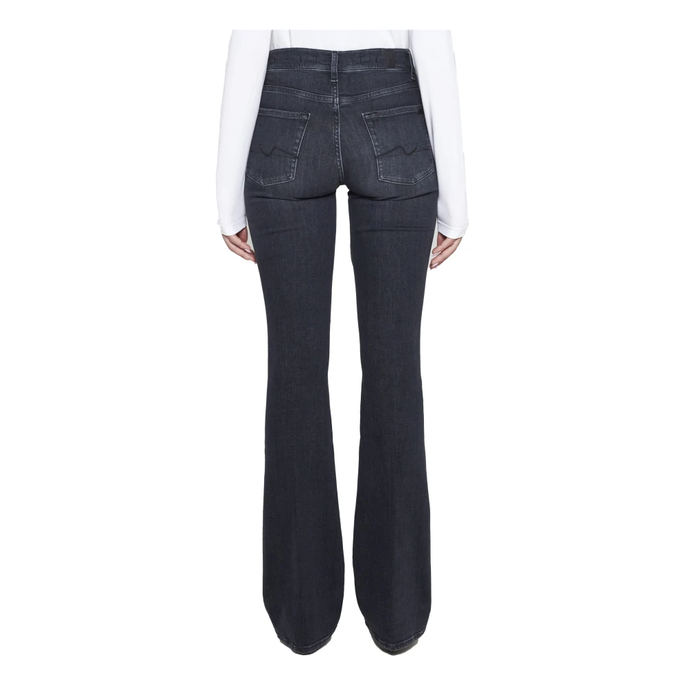 7 For All Mankind Zwarte Jeans Stijlvol Black Dames