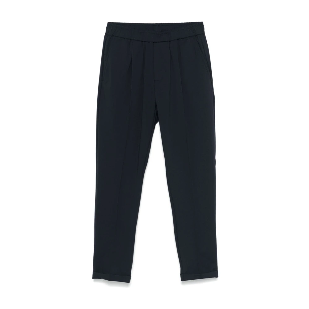 Pmds Blauwe Broek met Elastische Tailleband Blue Heren