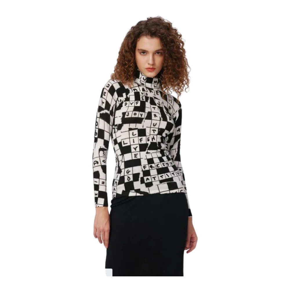 Diane Von Furstenberg Witte Truien voor Vrouwen White Dames
