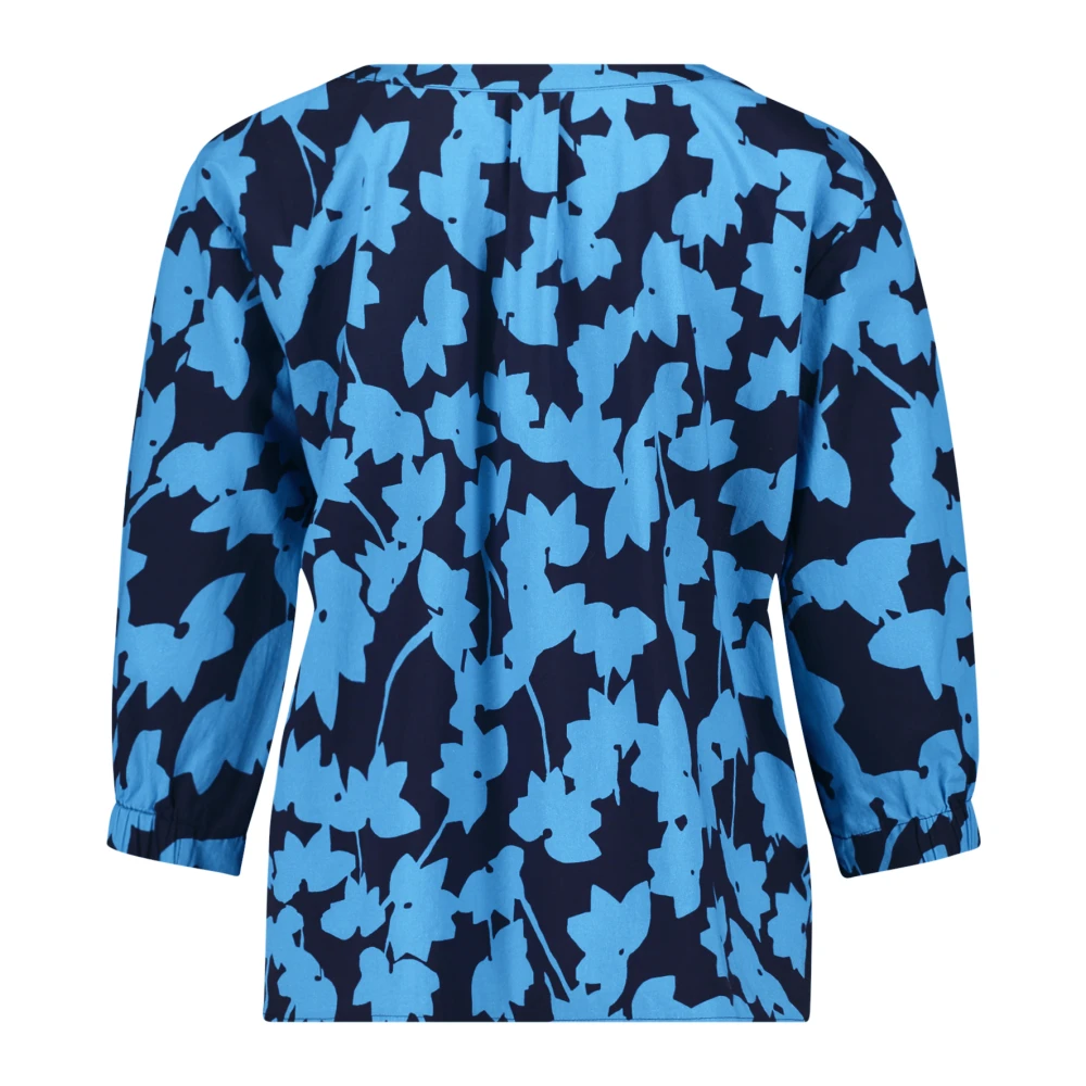 Betty & Co Bloemenprint Blouse Blue Dames
