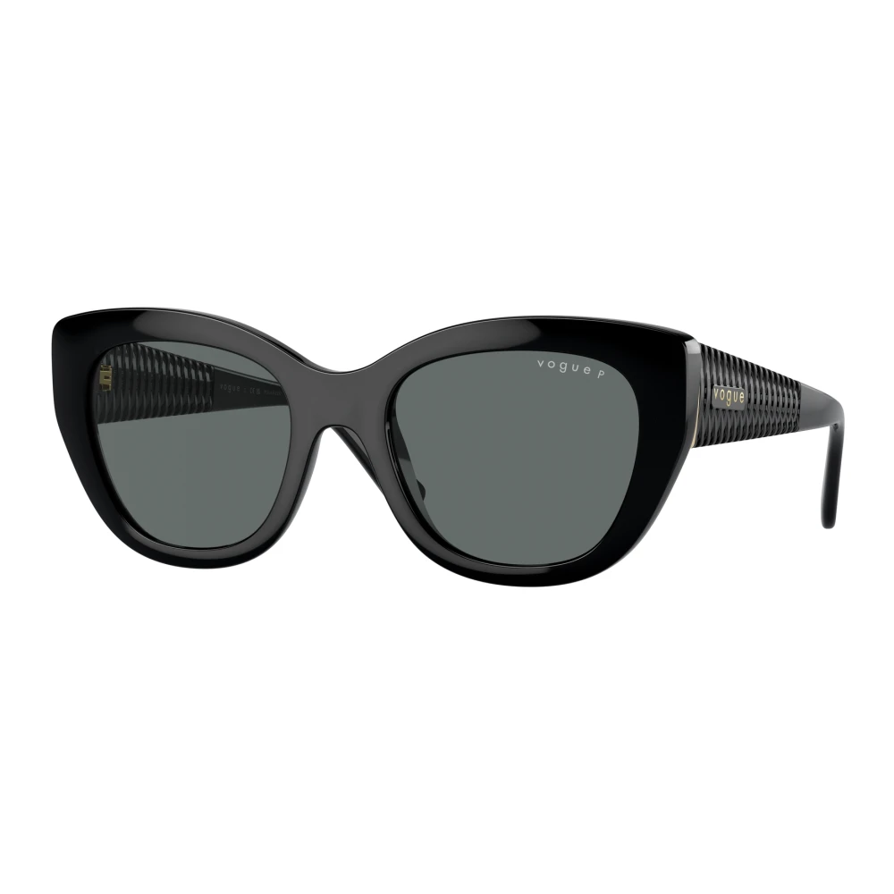 Vogue Women's Black Stylish Sunglasses In