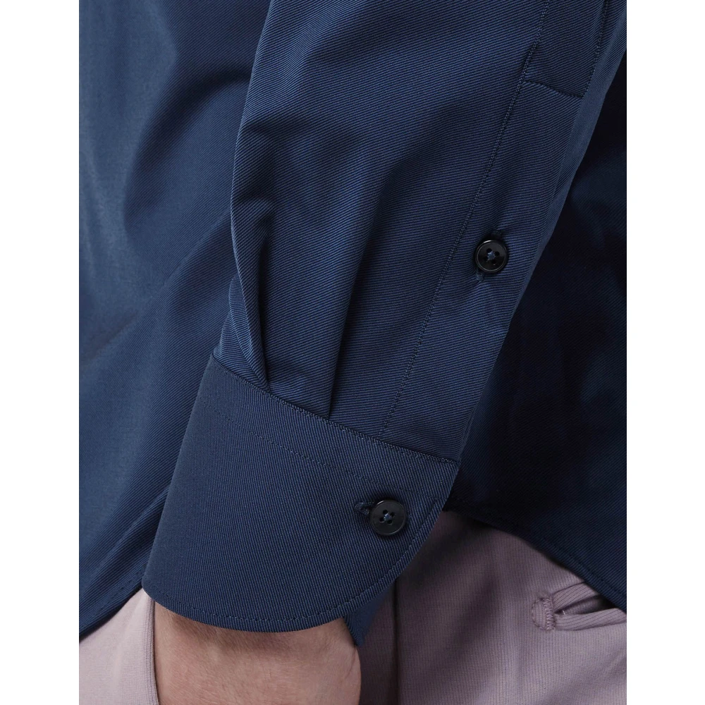 Xacus Blauw Overhemd voor Mannen Blue Heren