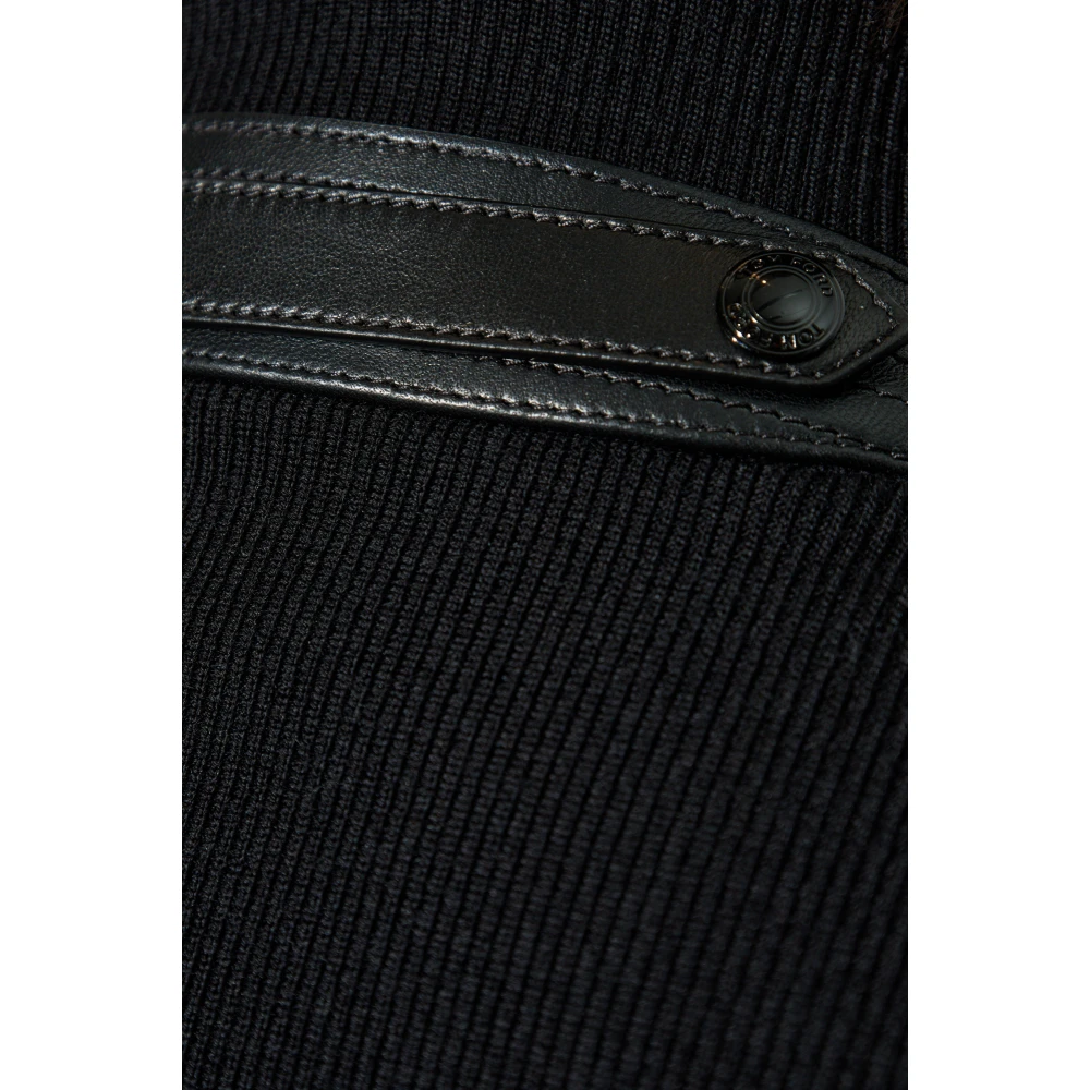 Tom Ford Vest met donsinsert Black Heren