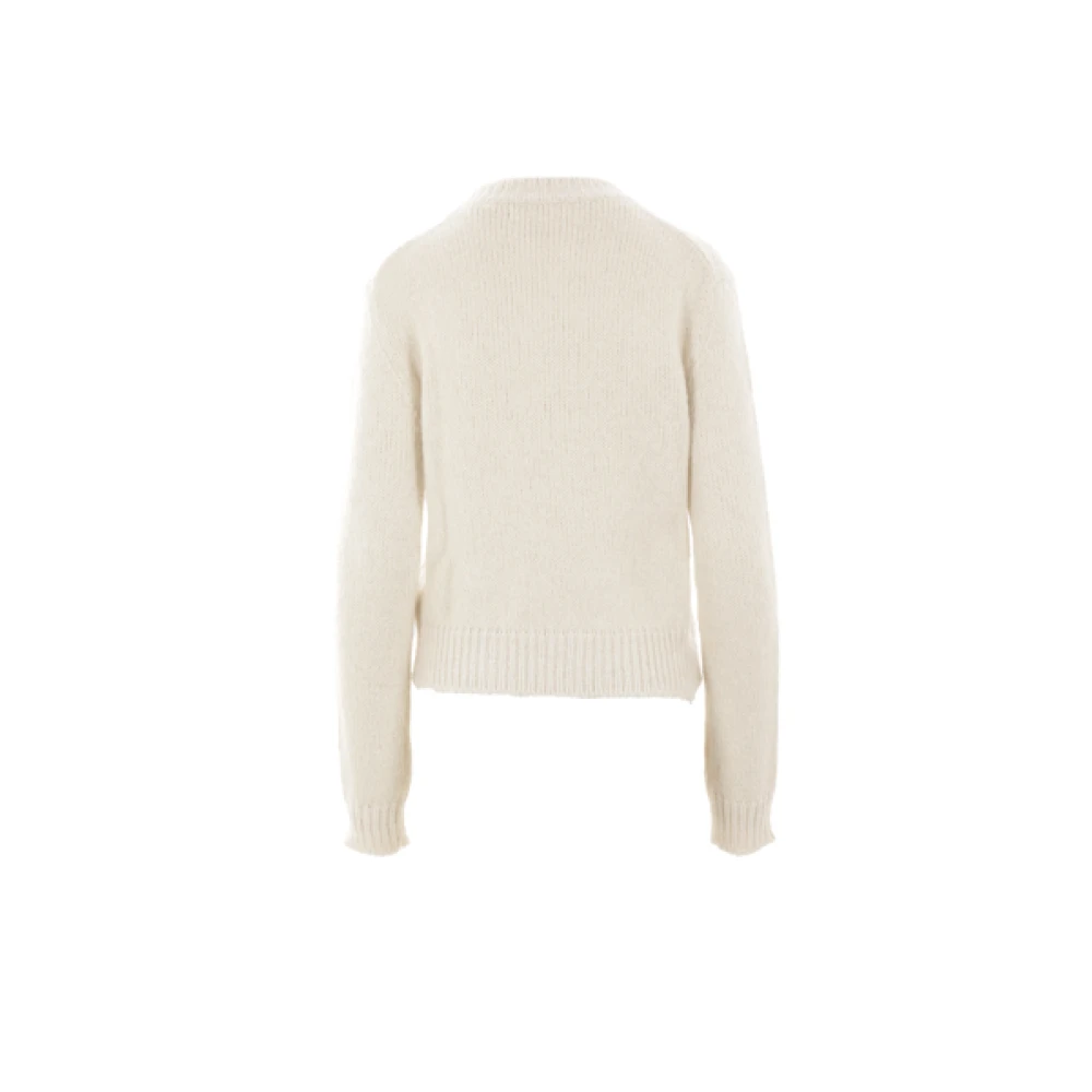 Jil Sander Beige Alpaca Wol Trui Beige Dames
