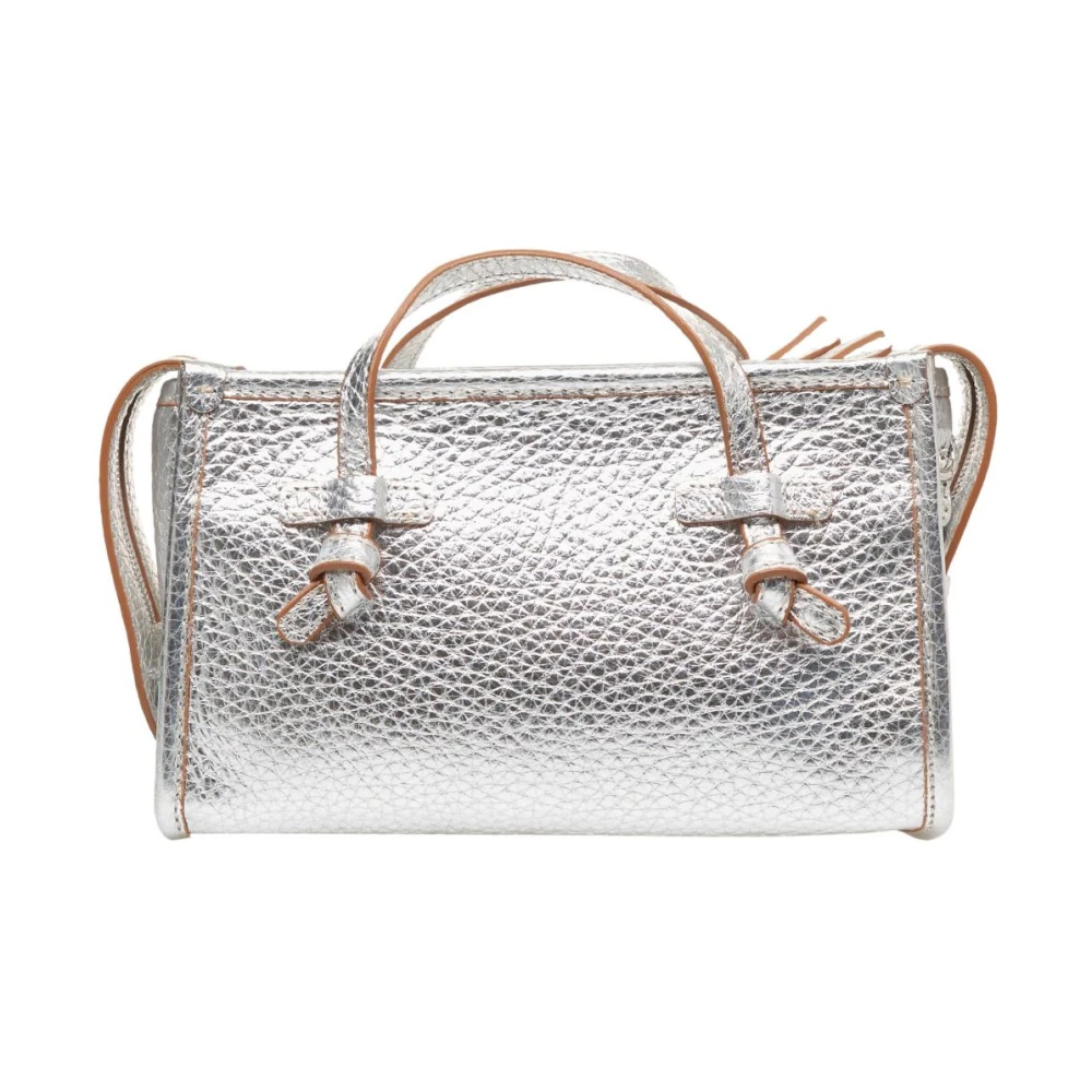 Gianni Chiarini Elegante Zilveren Schoudertas Gray Dames