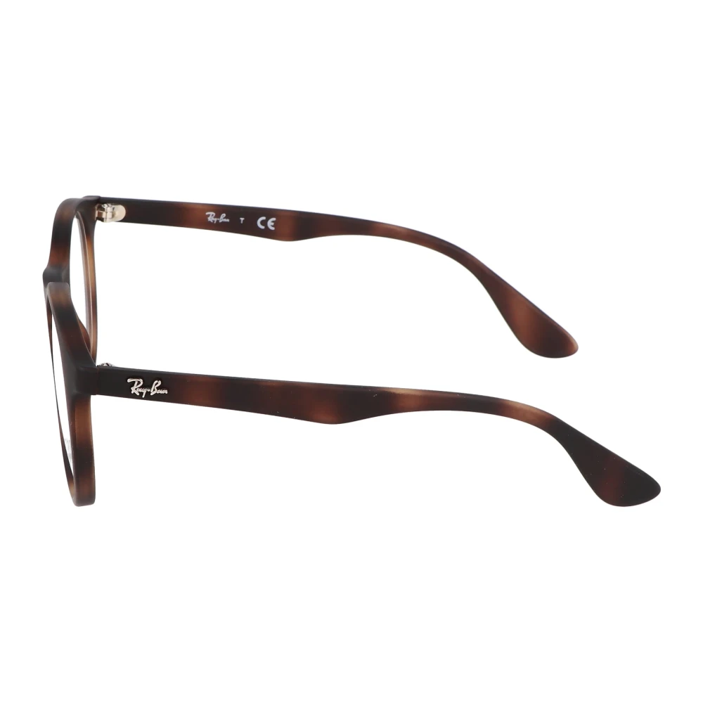 Ray-Ban Ronde Acetaat Brillen Brown Unisex