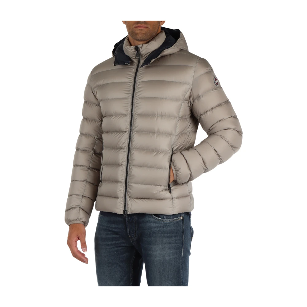 Colmar Gewatteerde Hoodie E-Concrete Beige Heren