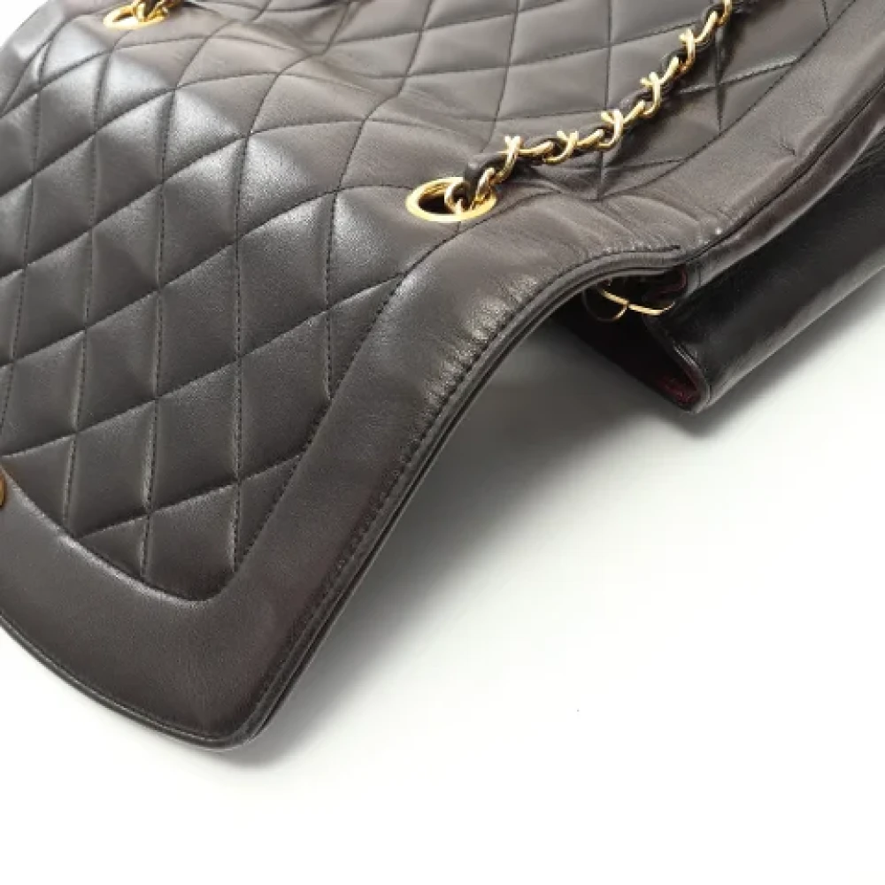 Chanel Vintage Pre-owned Leather chanel-bags Black Dames