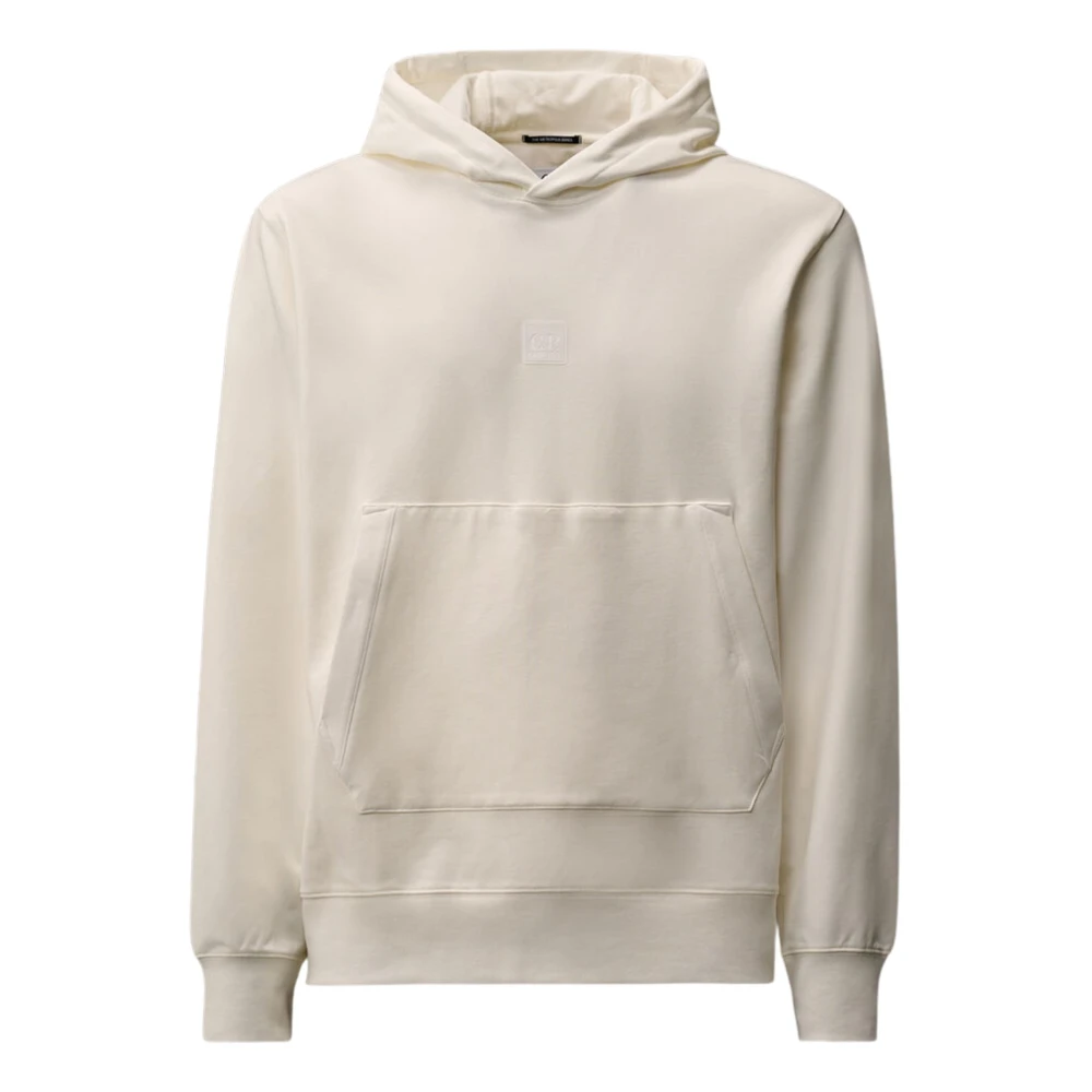 C.p. Company Men's White Sweatshirt With Logo - Hoodies - Xl - Sweatshirts & Hoodies