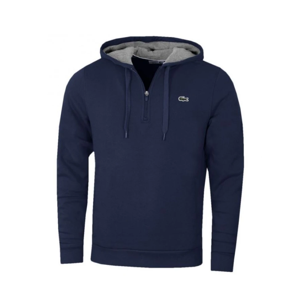 Lacoste Blauwe Sweater Half-Zip Pullover Heren Blue Heren