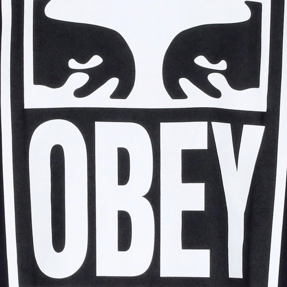 Obey Zwarte Eyes Icon T-shirt Black Heren