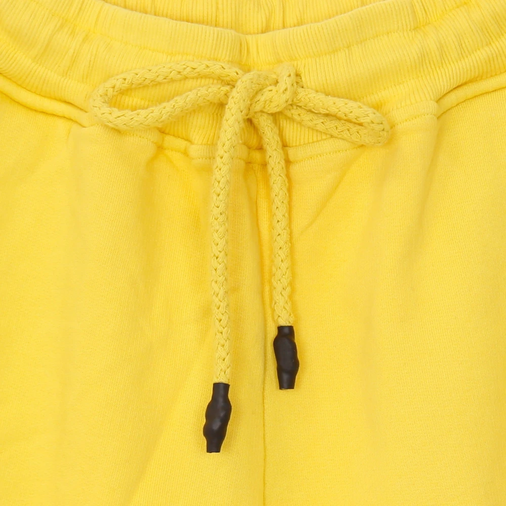 Kangol Zwart Gele Tracksuit Shorts Yellow Heren