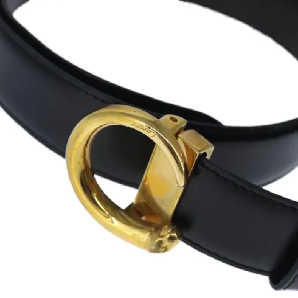 Cartier Vintage Pre-owned Leather belts Black Dames