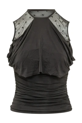 Crepe Jersey SL Top