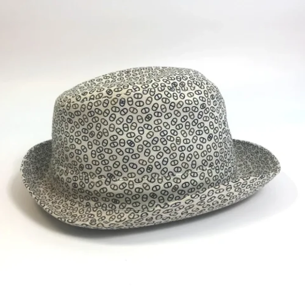 Hermès Vintage Pre-owned Cotton hats White Dames