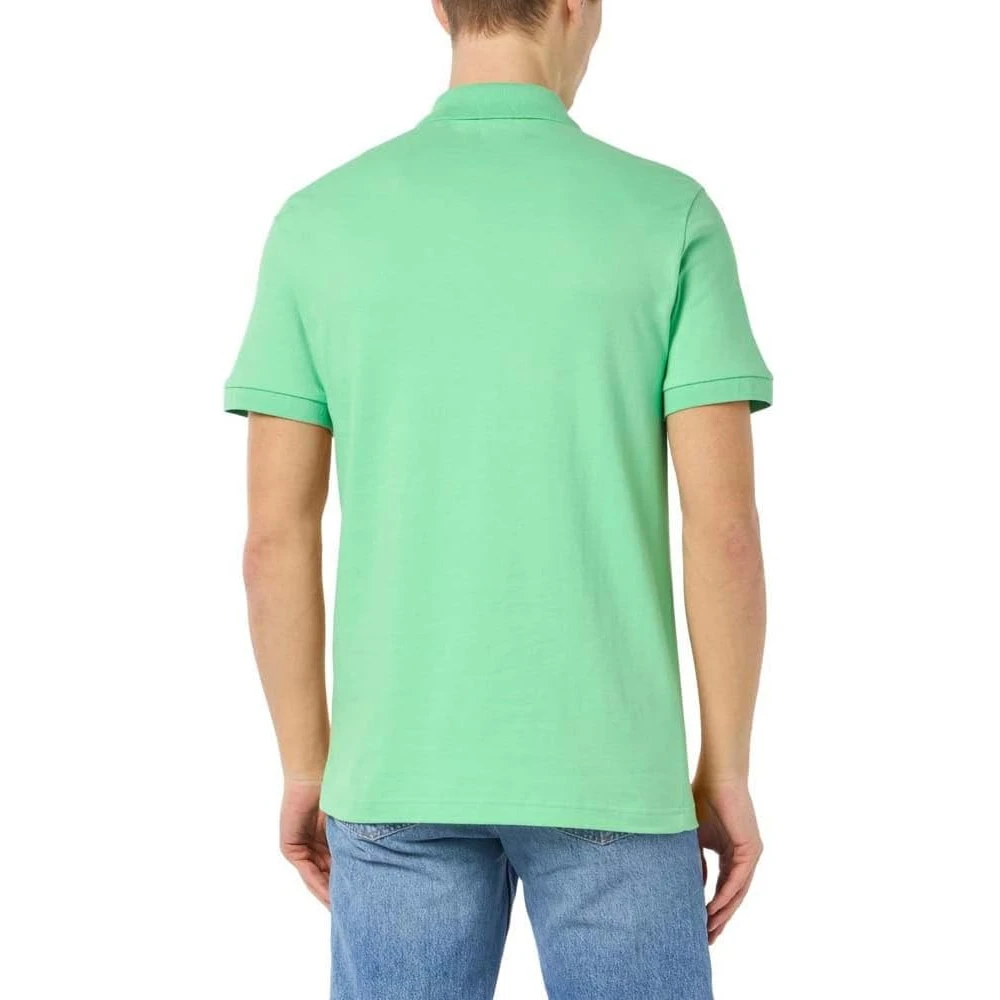Boss Polo Shirt Comfortabel Stijlvol Functioneel Elegant Green Heren