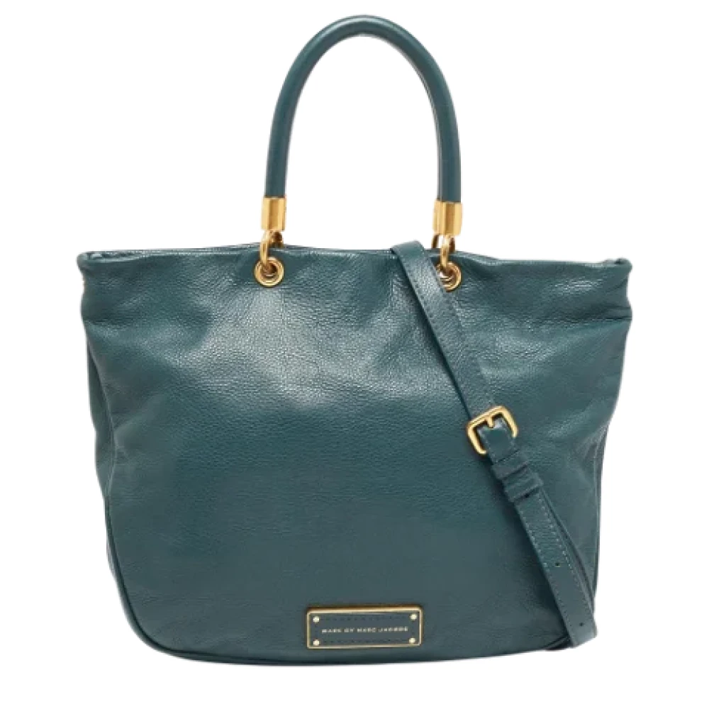Marc Jacobs Pre-owned Leather totes Green Dames