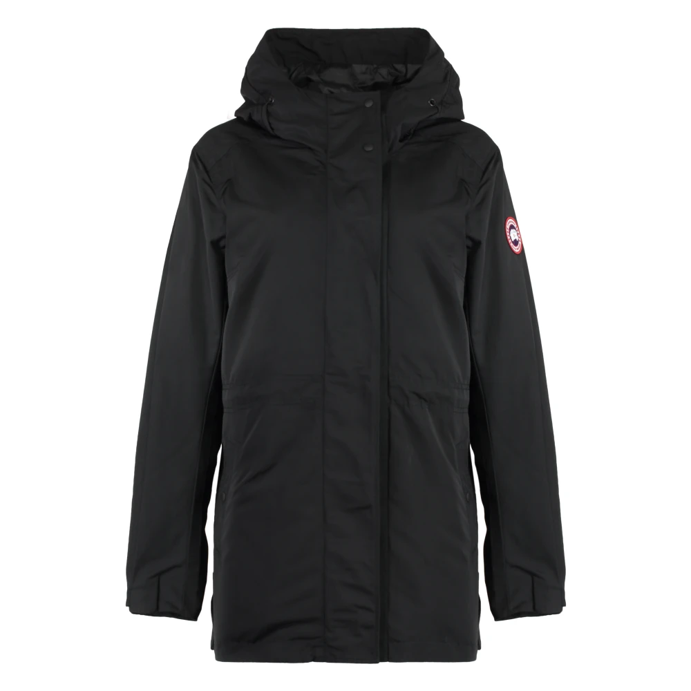 Canada Goose Technische Windbreaker met Verstelbare Taille Black Dames