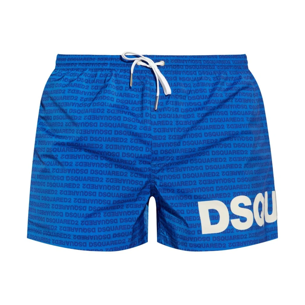 Dsquared2 Men's Blue Beachwear, L, Sea Clothing Collection
