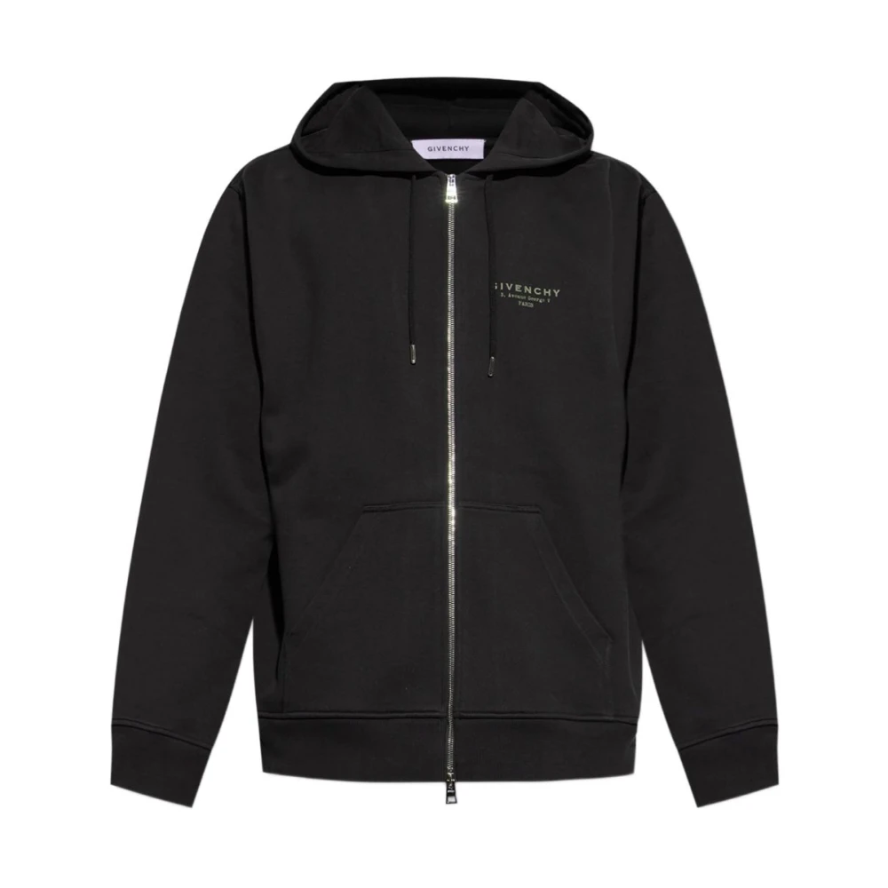 Givenchy Men's Black Zip-Throughs, S, Sweatshirt For Aw25