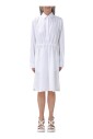 robe-chemise-blanche-a-cordon-de-serrage-a-la-taille