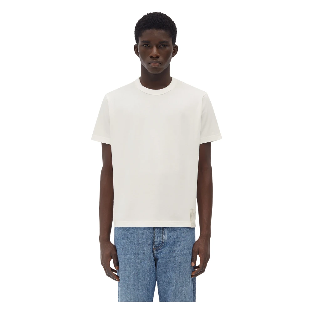 Bottega Veneta Wit T-shirt met Notebook Detail White Heren