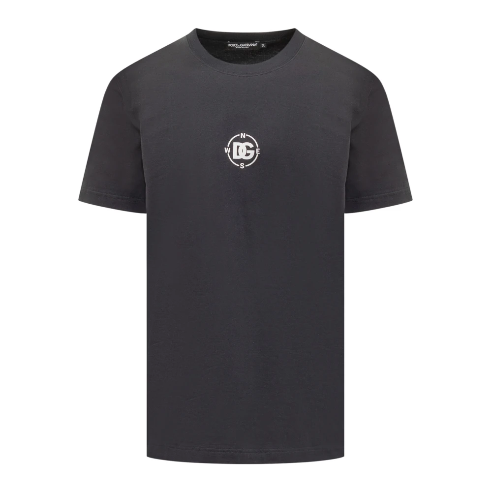 Dolce & Gabbana Stijlvolle Crewneck T-shirt Blue Heren