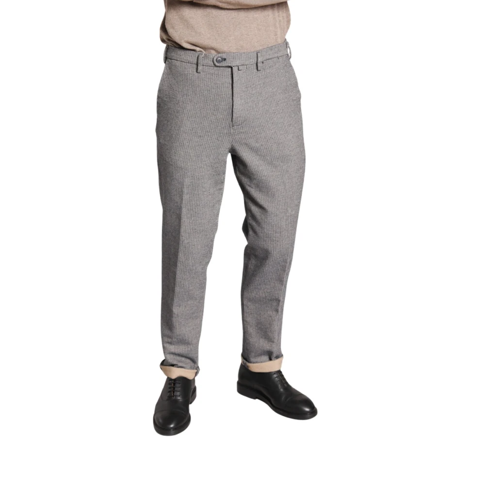 Mason's Men's Gray Boston Chino Trousers - Chinos - M - Trousers