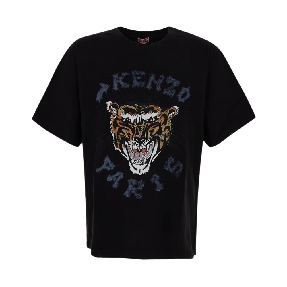 Kenzo Katoenen T-shirt Black Heren