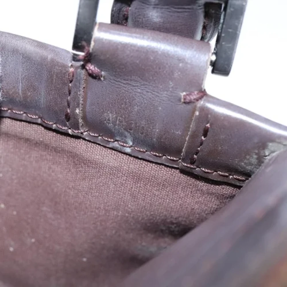 Louis Vuitton Vintage Pre-owned Leather handbags Black Dames