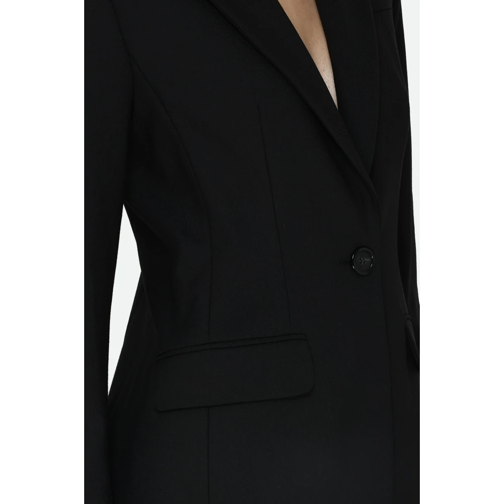 pinko Elegante Zwarte Blazer Black Dames