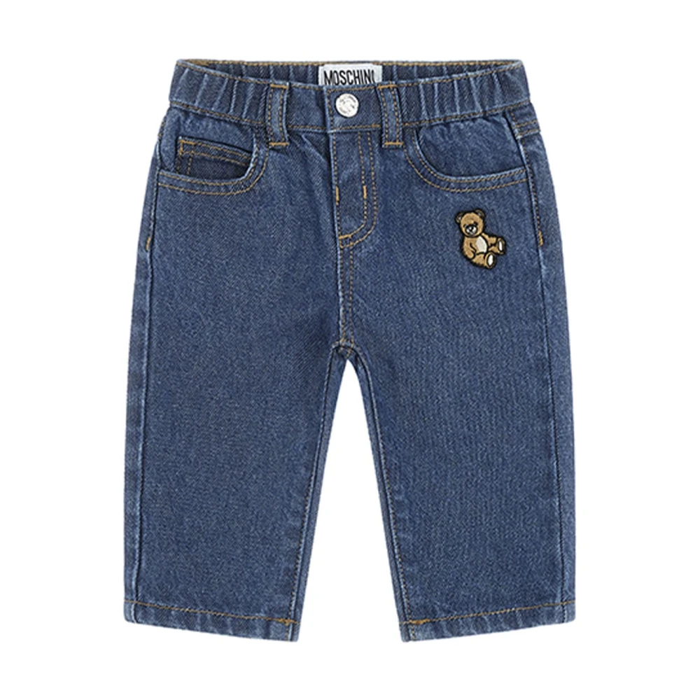 Moschino Boys Blue Jeans, 18 M, Denim Trousers