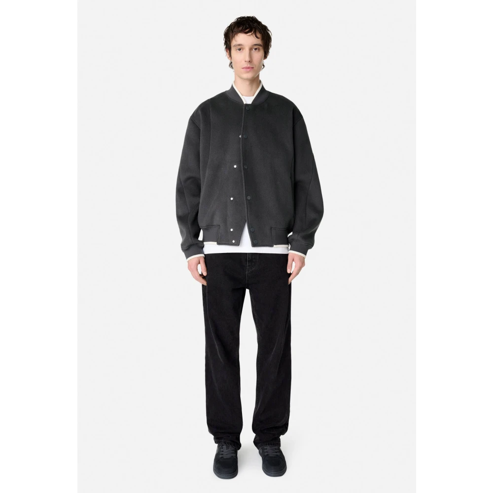 Axel Arigato Typo Varsity Jacket Gray Heren