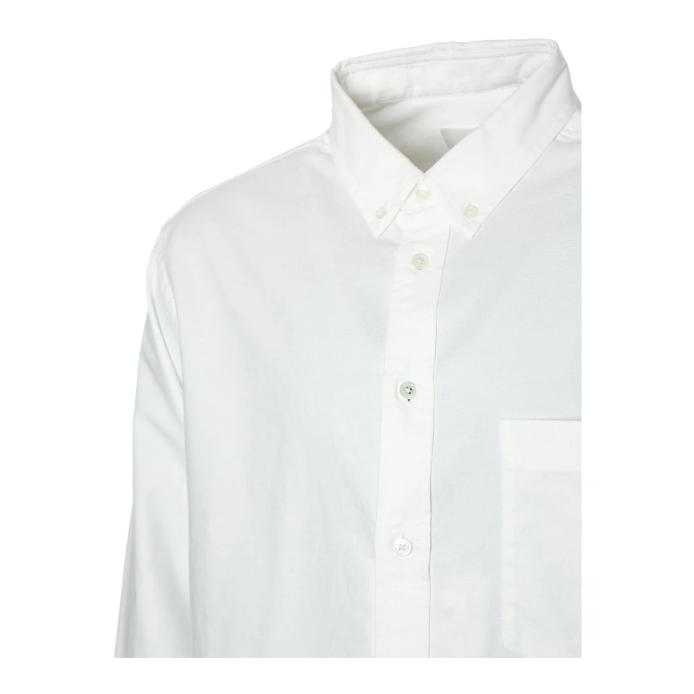 Isabel marant Overhemd met knoopsluiting en relaxte pasvorm White Heren